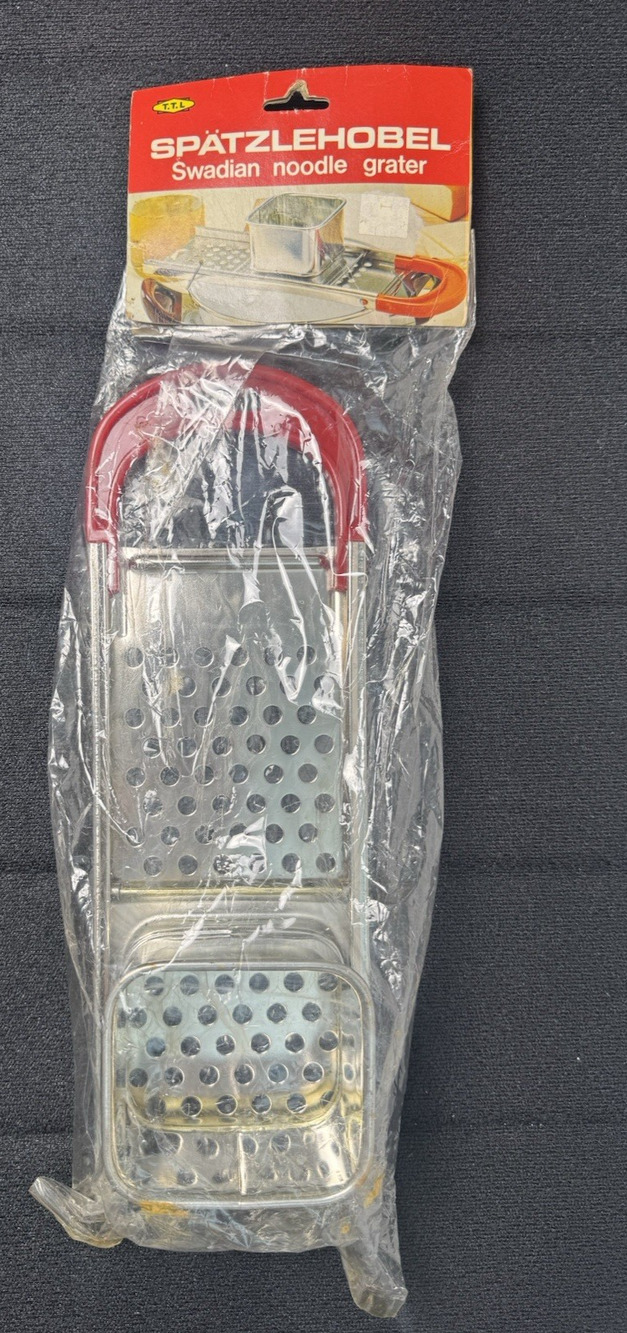 VINTAGE Spatzlehobel Swadian Noodle Grater from HONG KONG -NEW~DAMAGED PACKAGE!